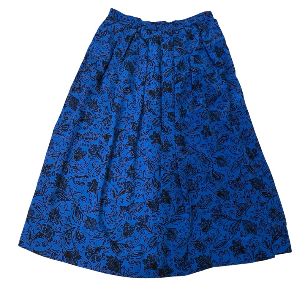 Vintage Pleated High Waisted Skirt